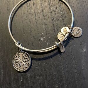 Alex and Ani Silver Positivity Charm Bracelet